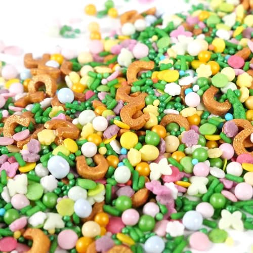 Streuselheld Pferdewiese 40g Streusel zum Dekorieren und Verzieren von Gebäck aller Art wie Torten Kuchen Keksen Zuckerstreusel