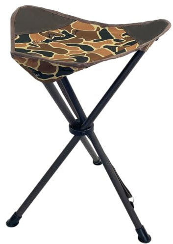 Black Sierra - Sgabello pieghevole da caccia, con tracolla, supporta 102 kg, leggero e pieghevole, con telaio in acciaio, perfetto per la caccia