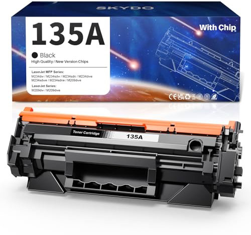 Skydo 135A Toner Schwarz Kompatibel für HP 135A W1350A 135X W1350X für Laserjet M209 M209dw MFP M234 M234dw M234sdw M234sdn