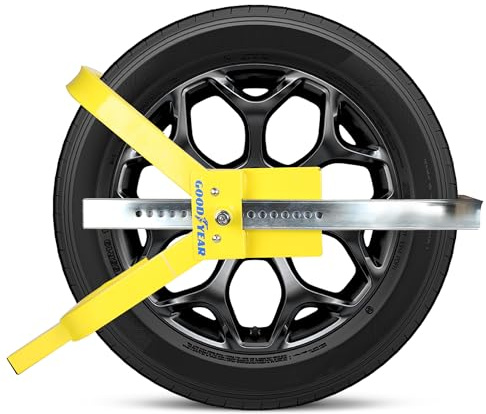 Goodyear Steel to Pedal Lock - Heavy-Duty Anti-Theft Security Lock for Vehicle Pedals | Rust-Resistant Steel Construction | Adjustable Fit for Cars, Trucks & SUVs | Enhanced Vehicle Protection
