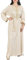BELDI HERITAGE® Caftan premium tissu lin doux de haute qualité - Robe caftan marocain avec broderie traditionnelle et authentique (Beige amande)