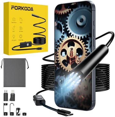 FORKODA Endoskopkamera mit Licht