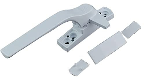 Locking Cockspur,Window Handles,Upvc Window Handle Thickened Plastic Steel Door and Window Handle Glass Window Handle Flat Window Handle 7 Style Lock Toilet Window Handle(Right)