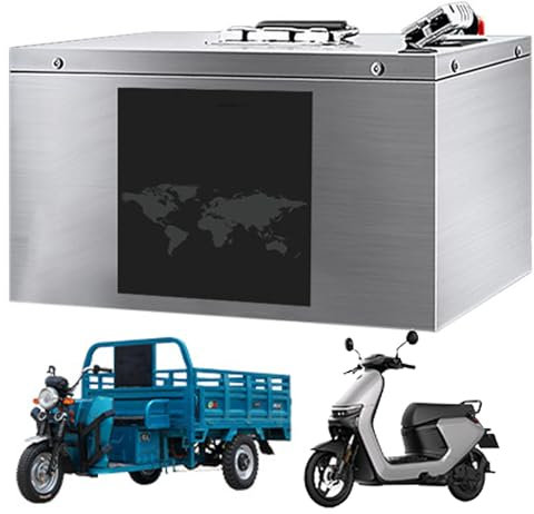 FREEDOH Batteria per Moto da 48 Volt 40AH 60AH 80AH 90AH 120AH Batteria agli ioni di Litio per Motore da 1900W 2900W 3800W 4300W 5800W,48v80ah