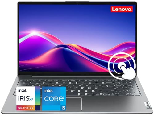 Lenovo IdeaPad 3 - Computer portatile FHD Touch da 15,6, Intel Core i5-1135G7 con grafica Iris Xe (fino a 4,2 GHz), RAM da 12 GB, SSD PCIe da 512 GB, batteria a lunga durata, Win 11, per aziende