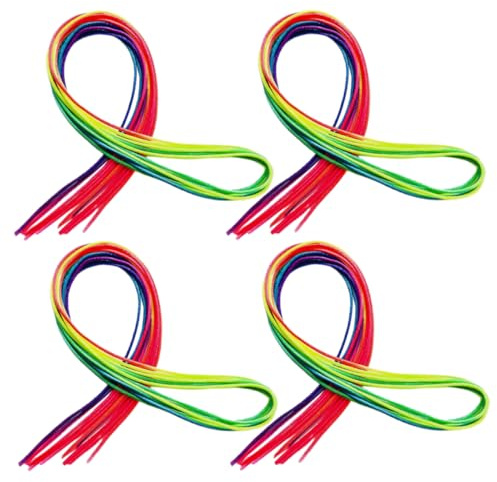 Regenbogenfarbene Haarbänder zum Flechten Gewebe Mädchen