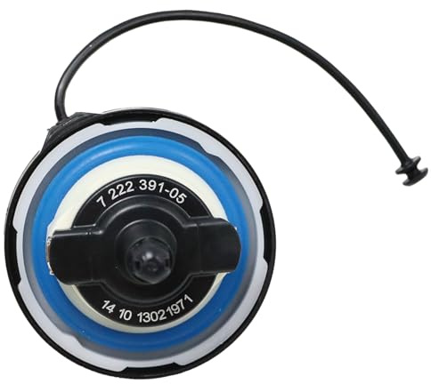 YananAC Öleinfülldeckel Tankdeckel Ersatz 16117222391 für E39 E46 E60 E61 E70 E81 E82 E87 E88 E90 E91 E92 X3 X5 MINI Treibstoff Deckel Benzin Diesel Tankdeckel 1611722233016117193372 öldeckel