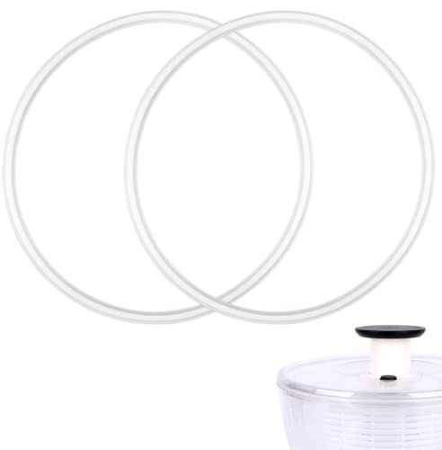 Fukaisu 2 Guarnizioni per Centrifuga Insalata, Guarnizioni di Ricambio in Silicone Senza BPA Compatibili con la Centrifuga Insalata OXO Good Grips Lavafrutta Pulitrice per Verdure