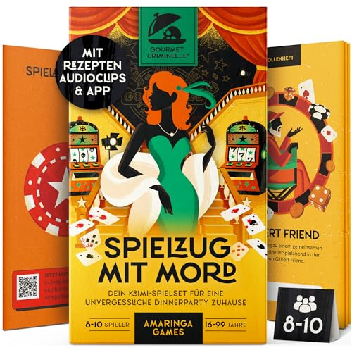 Gourmet Criminelle® Krimidinner für zuhause | 8 bis 10 Personen | Mysteriöser Mordfall für Deine Dinnerparty [Spielzug mit Mord]