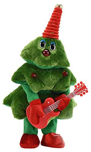 Xoeryoy Árbol de Navidad Que Canta y Baila, árbol de Navidad Animado, Juguetes Musicales de Peluche eléctricos, Decoraciones (sin batería)