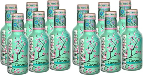 Arizona Original Green Tea with Honey, 6 x 500ml PET Bottles, Delicious Drink, No Artificial Flavours or Preservatives (Pack of 2)