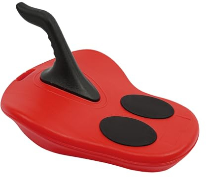 Schlitten, robuster Schneeschlitten mit Griff, Leicht & Handlich, Snowboard für Kinder und Erwachsene, 58 x 42 x 36cm