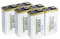 edi-tronic 6 x 9V Forte ER9V Lithium Blockbatterie Rauchmelder 1200mAh Feuermelder E Block Batterie langlebig