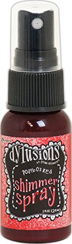 Ranger Dylusions Shimmer Post Box Spray, Synthetic Material, Red, 9.6519999999999992 x 3.048 x 3.048 cm