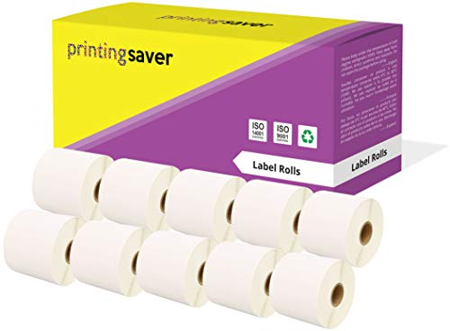10 Rollen 72mm x 36mm Thermodirekt-Etiketten kompatibel für Zebra GK420d GK420t GC420d GX420d GX420t GC420t GX430t GT800 LP2844 TLP 2844 Citizen CL-S521 CL-S621 CL-S631 (1000 Etiketten pro Rolle)