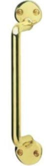 Ghidini Maniglia maniglione Ponte mm.160 per porte e portoni in legno ottone lucido verniciato manopola universale