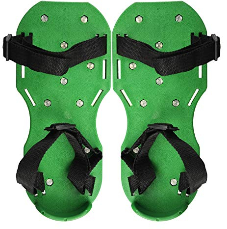 LeTkingok Selbstnivellierende Epoxy-farbspikes Bodenfarbe Konstruktion Starre Spikes Schuhe Garten Rasen Belüfter Schuhe Spike Länge 40mm
