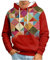 Hoodie Herren Sweatjacke Herren Mit Kapuze Sweatshirt Herren Hoodie Herren Hoodie Herren Pullover Mit Reißverschluss Solid Pullover Coole Pullover Herren Sweatshirt(Rot,XL)