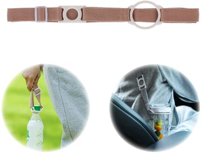 HMLFDC Trinkflasche Tragegurt Verstellbarer, Universaler Wasserflaschen Träger Trinkflasche Schultergurt Krüge Riemen Lanyard, Erwachsene und Studenten Wasser Tragevorrichtung, 1 Stück (Pink)