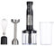STARCREST 3 in 1 Stabmixer 1200 Watt, Pürierstab Set inkl. Multi-Zerkleinerer elektrisch, Stabmixer mit Schneebesen und 700ml Behälter, Zauberstab Mixer mit 9 Geschwindigkeiten, Schwarz