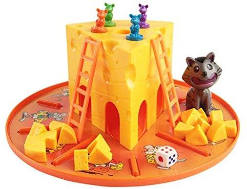 Csnbfiop For Cat And Mouse- Cheese Game Parent-Child Interactive Board Game Kids Boys And Girls Entertainment