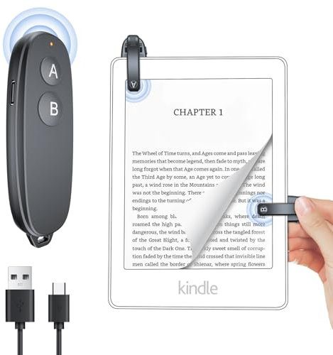 Mando a distancia para Kindle Paperwhite, accesorios para Kindle Clip Clicker Page Turner para Kindle iPad Android