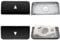 WWGTMC Replacement UP or Down Arrow Keycap Key with Scissor Clip Hinge for MacBook Pro/Air A2141 A2259 A2179 A2338 A2251 A2289 A2337 A2681 A2485 A2442 Series Laptop Keyboard