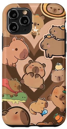 Süße Capybara Collage Happy Capybaras Summer Hülle für iPhone 11 Pro