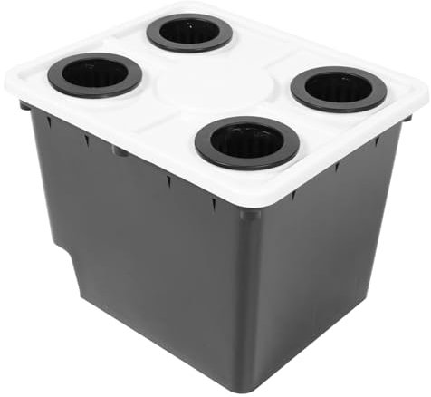 POPETPOP Pflanzung Niederlande Fass Lebensmittel Hydrokultur System Bewässerung Kräuter Automatische Eimer Pflanzen Gemüse Obst Eimer Für Gewächshaus Hydrokultur Korb Pp Schwarz