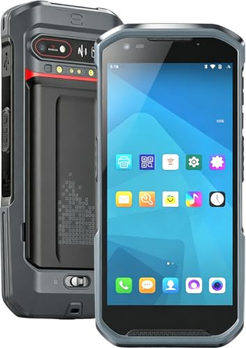 Kayoote S6 Lettore Codici a Barre Android 13, PDA Palmare Touchscreen 5.5, Octa-Core 6GB+64GB, Scanner 1D/2D/QR, Batteria 5200mAh, 4G WiFi NFC Terminale Dati per Inventario Magazzino