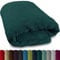 Lanudo® Pure Luxus Line XXL Saunahandtuch mit Bordüre 80x200-100% Baumwolle Frottee Handtücher Petrol Blau - Badetuch Badehandtuch Strandtuch groß - Saunatuch Damen Herren Badetücher Sauna Handtuch