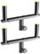 2x Gravity Speaker Support Bracket Dual Adaptor 35MM DJ Disco PA