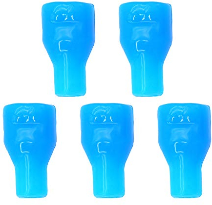 Skystuff 5Pcs Bite Valve Replacement Mouthpiece for Outdoor Backpack Hydration Bladder Reservoir