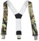 Leoodo Hosenträger Herren Damen Breit Y-Form für Arbeitshosen Skihose Motoradhose Fest lustig mit 3er Starken Clips und verschiedenen Motiven, HT Farbe:Camel Pflanze