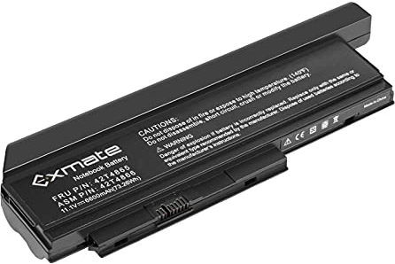 Exmate 11.1V 6600mAh 9 Zelle 42T4865 42T4866 Laptop-Akku für Lenovo IBM Thinkpad X220 X220i X220s