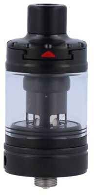 Aspire Nautilus 3 Tank, Ricarica Superiore Pratica, 7 Fori per Aria di Diverse Dimensioni, Capacità da 4mL, Diametro 24mm, Senza Nicotina (Nero)