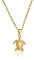 Mary & Jules Kette Schildkröte Turtle 925 Sterling Silber vergoldet, Goldkette Damen mit Schildkröten Anhänger, Kette Damen Gold aus aus recyceltem Silber, für Frauen und Mädchen