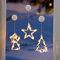 LED Set Stern Engel Tanne Fenstersilhouette Leuchtbild Fensterbild Weihnachten