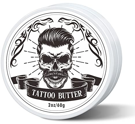 FUNAN Crema de cuidado posterior de tatuaje, bálsamo para el cuidado del tatuaje para antes, durante, después del proceso de tatuaje, segura y natural, crema para el cuidado posterior del tatuaje, 2