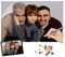 Personnalisée Peinture par Numéros Adultes et Enfants Kits DIY Peinture à l'huile Photo Professionnelle，Faites votre propre photo avec un peinture dessin et pinceaux Combo 30x40cm 24 Couleurs