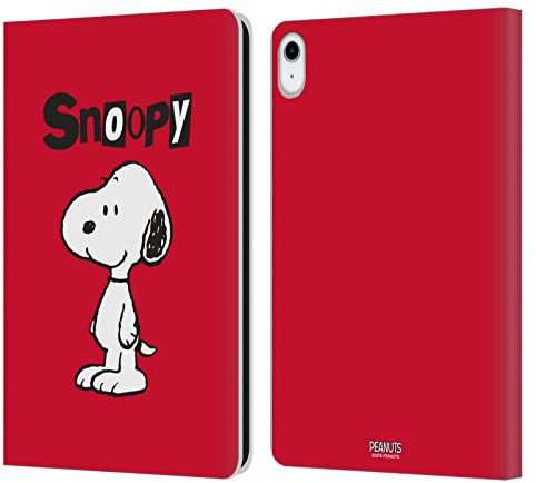Head Case Designs Offizielle Peanuts Snoopy Persöhnlichkeiten Leder-Wallet-Hülle Kompatibel mit Apple iPad 10.9 2022/2025