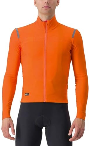CASTELLI 4520515-857 TUTTO NANO RoS JRSY Jacket Herren RED ORANGE Größe L