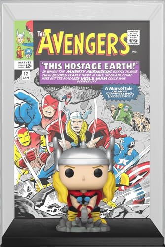 Funko Pop Comic Cover! Marvel: Avengers – Thor (Exc) Sammelfigur aus Vinyl – Geschenkidee – Offizielles Merchandise – Spielzeug für Kinder & Erwachsene – Modellfigur für Sammler und Ausstellung