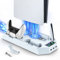PS5 Digital Stand with Cooling Fan and Charger, 3 Extra USB Ports, Low Noise, 3 Gear Adjustable Wind Speed