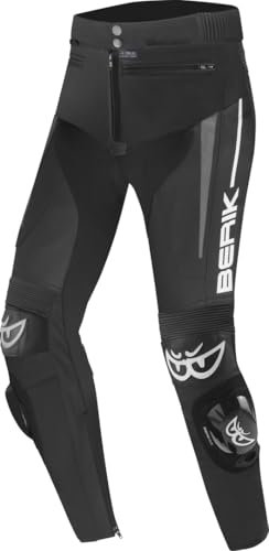 Berik Kendo Ladies Pantalon de moto en cuir, schwarz, 40