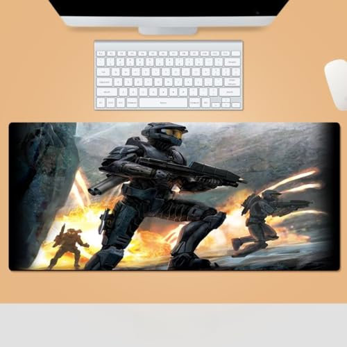 HALO XXL Mouse Mat-31.5 x 11.8 inch Keyboard Mousepad,Non-Slip Rubber Base Mouse Pad,Waterproof Gaming Mouse Pad/Desk Pad Mat (a3)