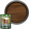 SAVING HUB Ducksback Fence Paint 5L - Garden Fence&Shed Paints - Non Drip Formula, for Rough Sawn Wood - Water Repellent Frost Protection, Sheds Fences Paint - Wooden Fences Paints (Harvest Brown)
