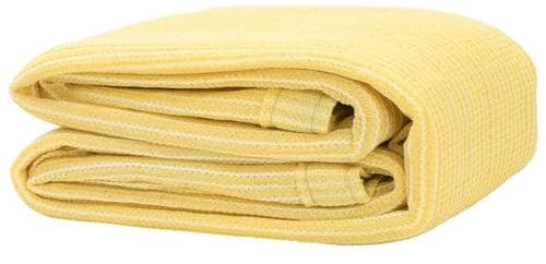 vidaXL Zeltteppich, Outdoor Teppich für Zelt Wohnmobil, Vorzeltteppich mit Ösen, Zeltunterlage Zeltboden Campingteppich, Beige 250x250cm HDPE