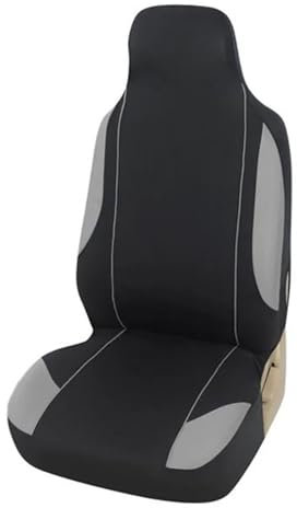 CIMIUS Für Citroen Für Jumper Für Jumpy 2 Und 1 Van Sitzbezüge Schützenden Autositz Autositzbezüge Komplettsets(1-Sitzer GRAU)
