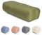 Vedara® Yoga Bolster AKAMA – Yogakissen mit Kapokfüllung für Yin Yoga – Rechteckig – Waschbarer Bezug aus 100% robuster Baumwolle – Großes Yogakissen für Restorative Yoga (Waldgrün, Groß)